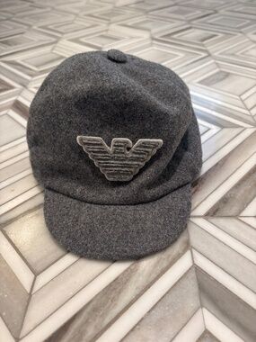 Little Boys Emporio Armani Wool Hat, 24-36 Months